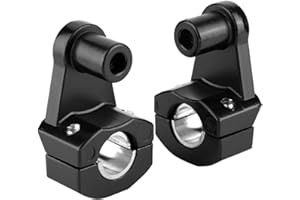 ‎VOBOR VOBOR 1 Paar Lenkererhöhung Motorrad 22mm, Aluminiumlegierung Motorrad Lenker Riser Bar Risers Clamp Bar 22mm oder 28mm für XR650L,Suzuki V-Strom,GS1150 & 1100,KLR DRZ