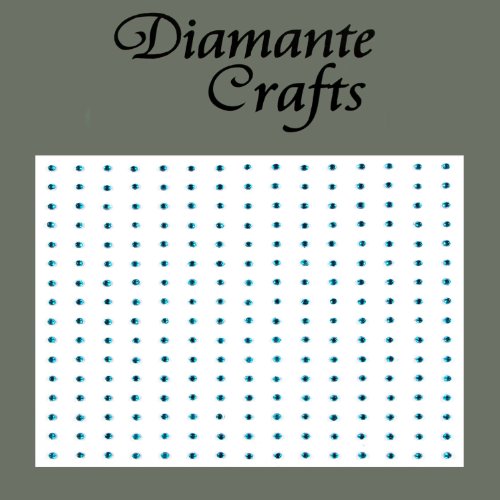 240 x 1mm Dark Green Diamante Self Adhesive Rhinestone Body Nail Vajazzle Gems - created exclusively for Diamante Crafts