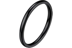 PROSTEEL Prosta obrączka dla kobiet i mężczyzn, 2/4/6/8 mm szerokości, spersonalizowana obrączka ślubna, stal nierdzewna, pozłacana 18-karatowym złotem, modna biżuteria, rozmiary 14-27