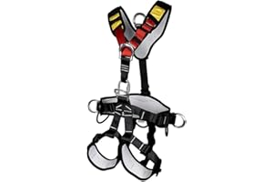 WMLBK Imbracatura per arrampicata a corpo pieno, cintura di sicurezza, anti-caduta, per alpinismo, arrampicata sugli alberi, escursionismo