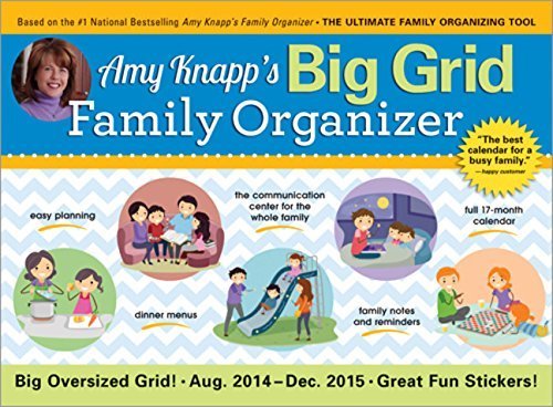 Télécharger 2015 Amy Knapp's Big Grid Family Wall Calendar: The essential organization and communication tool fo livre En ligne