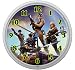 Produktbild LL Kinder Wanduhr Fortnite Battle Royale Season 4 Rettet die Welt Design ca. 20 cm Durchmesser mit lautlosem Uhrwerk Unisex Kinderzimmer Büro Arbeitszimmer (Grün)