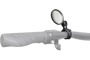 M-Wave Unisex Adult Spy Mini Short 3D Bicycle Mirror - Black, One Size