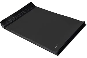Amazon Basics polypoståpåsar, självtätande kuvert, svarta, 25,4cm x 33cm, 100-pack