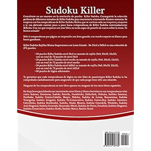 Killer Sudoku Rejillas Mixtas Impresiones con Letra Grande - De Fácil a Difícil - Volumen 23 - 276 Puzzles: Volume 23