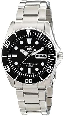 Seiko - SNZF17K1 - 5 Sports - Montre Homme - Automatique Analogique - Cadran Noir - Bracelet Acier Gris