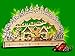 Produktbild Leuchter Schwibbogen Weihnachtsmarkt 45 x 30 x 8 cm mit LED Groß Weihnachten Leuchhter, Trafobetrieb möglich