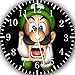 Produktbild Super Mario Luigi Wanduhr 25,4 cm Will Be Nice Gift und Raum Wand Decor E380