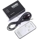 Temiz Pazar 3 Port Hdmi Switch &Ccedil;oklayıcı &Ccedil;oğaltıcı Kumandalı