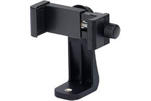 CICONY Support de trépied pour téléphone portable, adaptateur de trépied pour smartphone compatible avec trépied, perche à selfie, monopode avec tête de vis standard 1/4"-20, pour iPhone, Samsung, Huawei