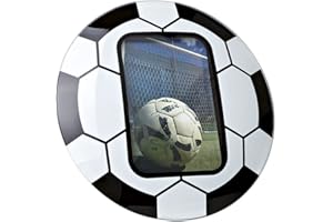 Ten Portafoto Palla da Calcio per foto 13x18cm cod.EL1396 cm 18x13x1h diam.25,5 by Varotto & Co.