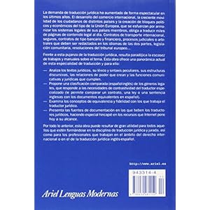 El texto jurídico inglés y su traducción al español (Ariel Letras)