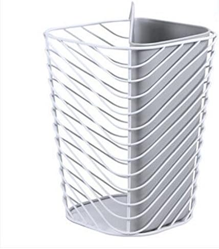 GAOLILI Office Creative Trash Cans Home Simple Living Room Kitchen Stainless Steel Storage Barrels Dustbins ( Color : Gray )