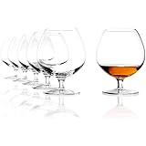 Stölzle Lausitz Cognacschwenker I 585 ml I 6er Set Cognac Gläser I spülmaschinenfest I edles bleifreies Kristallglas I hochwe