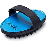 Hundebürste & Katzenbürste von PetPäl für Hunde & Katzen mit Massage-Effekt | Neuer Striegel für Mittel- & Kurzhaar | Premium Fell Bürste mit Gummi Noppen zum Ausbürsten von Staub & Losem Haar für Gesundes, Glänzendes Fell +2 Gratis Abstracts