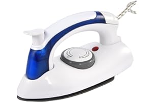 LetCart Fer à Repasser, Fer Vapeur avec Débit de Vapeur Continu, Fer à Repasser de Voyage Portable, Compact et léger pour déplacements | Sacoche, Base et cruche