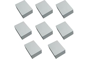 YITOBICI Caja de conexiones, cajas de conexiones impermeables, caja de proyectos electrónicos, carcasa electrónica de plástico, para caja de conexiones de alimentación de bricolaje (10x6x2.5cm-Blanco-8Pack)