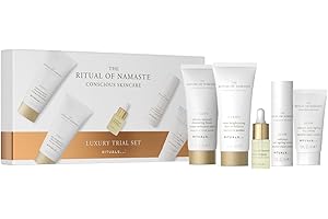 RITUALS The Ritual of Namaste zestaw upominkowy zawierający 5 produktów do pielęgnacji twarzy z bakuchiolem i kwasem hialuronowym – naturalne składniki o właściwościach przeciwstarzeniowych