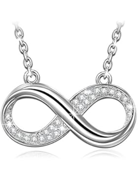 LADY COLOUR - Unendlichkeit - Kette Damen mit Kristallen von SWAROVSKI® - PARIS VOGUE Kollektion