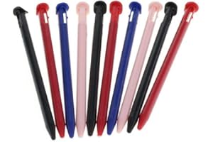subtel 10x Set di pennini racambi di pennini capacitivi compatibili con Nintendo New 3DS s’inseriscono Bene nel Foro per la Penna, Stylus Pen per schermi tattili