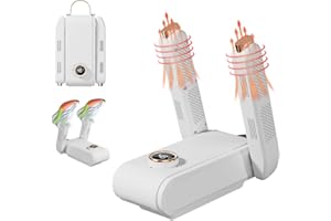 KQWVZ Secador De Zapatos Eléctrico, Calentador De Zapatos Con Temporizador, Plegable Secador De Botas De Esquí, Botas Secadoras Para Botas De Fútbol, Guantes De Boxeo Y Calzado Diario