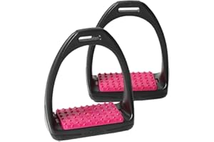 Shires Compositi REFLEX Stirrups (691), Shock Absorbent, Colours - Adult (4.75")