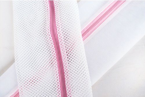 SODIAL (R) Waesche Maschennetz Waschtasche Kleidung BH Dessous sox Socken Unterwaesche 60x50cm - 4