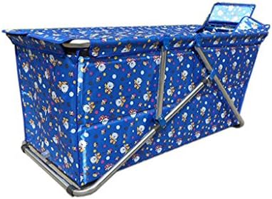 Cqq bathtub Folding Bathtub Adult Bath Tub Bath Barrels Lengthened Thicken Bath Insulation Warm ( Color : B )
