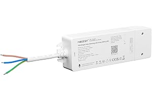 LIGHTEU®, Milight Miboxer jednokolorowy sterownik LED 75 W ściemniający (WiFi+2,4G) Amazon Alexa i Google Home sterowanie głosem i sterowanie aplikacją, Bluetooth 4.2, WL1-P75V24