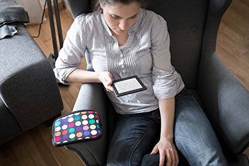 7 Zoll Tablet-PC ( z.B. Apple iPad Mini 2 3 4, Samsung Galaxy Tab 4 (7.0), Amazon Kindle Fire HD 7, Archos 80b Platinum / Helium, Huawei MediaPad X2, Lenovo IdeaTab 2 A7-10 / T1 7 ) Schutzhülle – sehr hochwertige & edel verarbeitete Tablettasche / Tablethülle aus wasserfesten Neopren mit eingenähter Doppelnaht, premium Reißverschluss und aufwendigen Designeraufdruck! Die Hülle eignet sich für Tablet-Computer diverser Hersteller bis 18,5×13,5cm ( zirka 7“ bis 7,9“) 127 - 5
