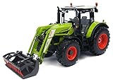 Mechanismus detailliert Universal Hobbies - uh4299 - Traktor - Claas Arion 530 mit Ladegerät Stirn - Echelle 1/32 - Grün