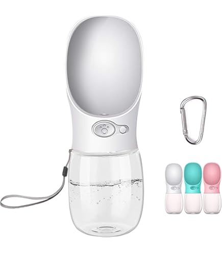 Mea:hana Pets Hundetrinkflasche Für Unterwegs Mit Trinkdeckel Und Aufbewahrung Ideal Fuer Reisen,outdoor Isolierte Edelstahl Flasche,hundeflasche Mit Futterbehaelter Gratis Zusatz Deckel Mit 97862378