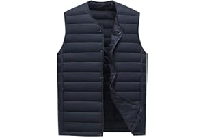 PEUIGNAO Piumino Smanicato Uomo Gilet Imbottito Uomo Gilet Trapuntato Invernali Giacca Piumini Smanicato Uomo Inverno Giubbino Senza Maniche Giubbotto Smanicato Taglie Forti Giubbotti Piumino Senza Maniche