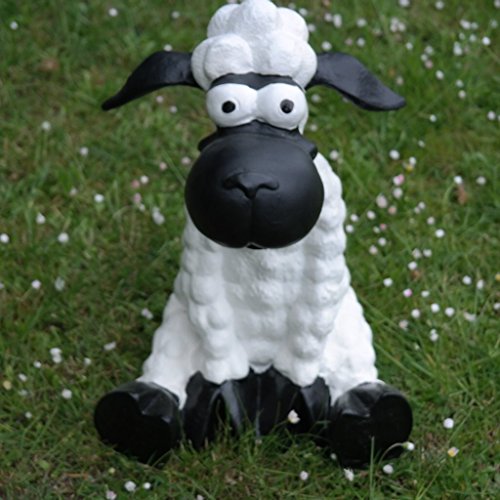 Dekofigur Schaf Molly sitzend Gartenfigur Deko - 2