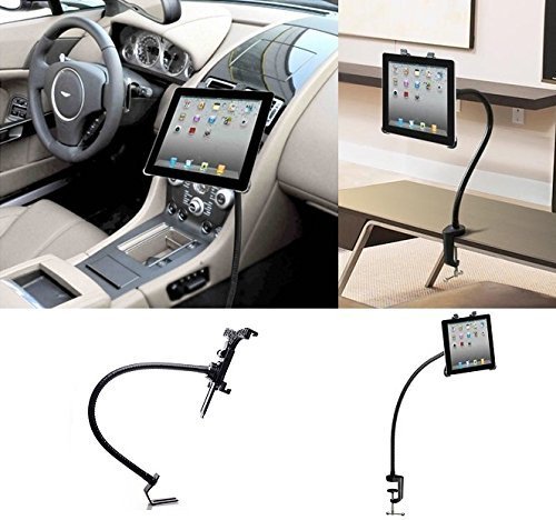 LEDELI CD Schacht KFZ Auto Tablet PC Halterung Handy Smartphone Magnethalterung Autohalterung für Armaturenbrett Kopfstützenhalterung (2 in 1 Aluminium Universal KFZ Halterung)