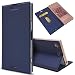 Produktbild Sony Xperia XZ Premium Series PU Leather Wallet Case Flip Kickstand Function Ultra Folio Flip Slim Card Holder Case Cover Leather case for Sony Xperia XZ Premium (Dark Blue)