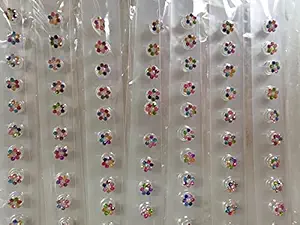 APSAMBR-12 PCS Rhinestone Flower Spiral Hair Pin Crystal Hair Twisters Coils Hair Clips Metal Spiral Twist Hairpins Hair Pins Wedding Bridal Hair Accessories (Rainbow color)