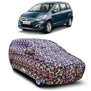 VIRMANG - Water Resistant - dust Proof - car Body Cover for Maruti Suzuki Ertiga car Cover - Water Resistant UV Proof - car Body Cover (Military Look with Mirror Pockets)