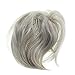 New Style Scrunchie Hair Extension Silver Grey Mix Fuller Scrunchie Up Down Do Super Spiky Twister