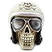 Produktbild CBK-MS. Skull Totenkopf mit Motorradhelm und Sonnenbrille Halloween Sparschwein Spardose Totenschädel von