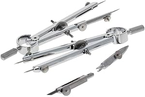 Utoolmart - Bussola professionale in metallo H2031 e H2030 ad alta precisione per compasso matematico, disegno geometrico, 1 pezzo