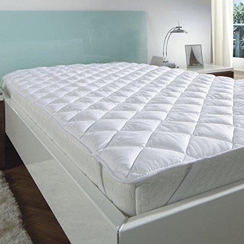 Matratzenauflage Unterbett Mircofaser Matratzenschutz Spannauflage (140x200 cm)