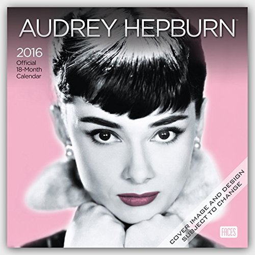 Audrey Hepburn 2016 Square 12x12 Faces (ST-Gold Sparkle Foil) (Multilingual Edition) by Browntrout Publishers (2015-07-15)