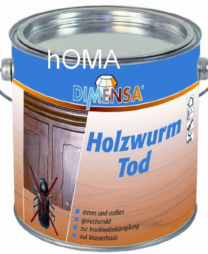 Preisvergleich Produktbild Dimensa Holzwurm-Tod wasserverdünnbar 2,5 liter Holzwurmtod