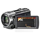 Extrem kratzfest - mit einer Bleistifthärte von bis zu 3H ist diese Displayschutzfolie sehr beständig gegen Kratzer - Antireflektierender, hochauflösender Displayschutz für Ihr Panasonic HC-V707