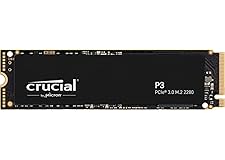 Crucial P3 2TB M.2 PCIe Gen3 NVMe Interne SSD, Bis zu 3500MB/s - CT2000P3SSD801 (Acronis Edition)