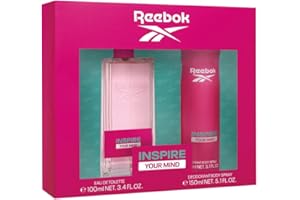 Reebok Inspire Your Mind Estuche Regalo de Mujer de 2 Piezas Eau de Toilette 100ml y Desodorante Body Spray 150ml