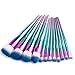 Produktbild ESAILQ Neue 12 stücke Kosmetik Make-Up Pinsel Rouge Lidschatten Pinsel Set Kit (Blau)