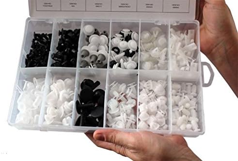BAKING TOOLS 345 Pc Peugeot Body Trim Clip Assortment Retaining Grommet Clips Garage Tool Set