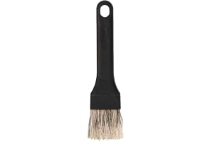GastroMax Pensel 19 cm - 100% Naturliga Borsthår - Förbered Dina Rätter på ett smart sätt - Tillverkad och Designad i Sverige - Svart - Polypropylen - Kökstillbehör